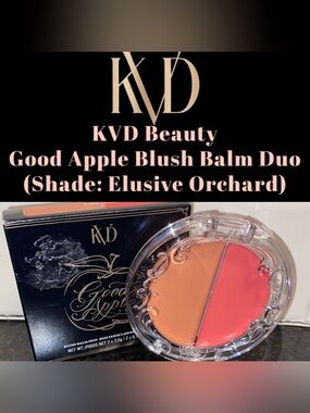 KVD Beauty Good Apple Blush Balm Duo (Shade: Elusive Orchard) - NEW